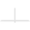 Ekena Millwork Eugene Architectural Grade PVC Gable Bracket, 108"W x 49 1/2"H x 4"D x 4"F, 11/12 Pitch GBP108X50X0404EUG00 - alternate 4